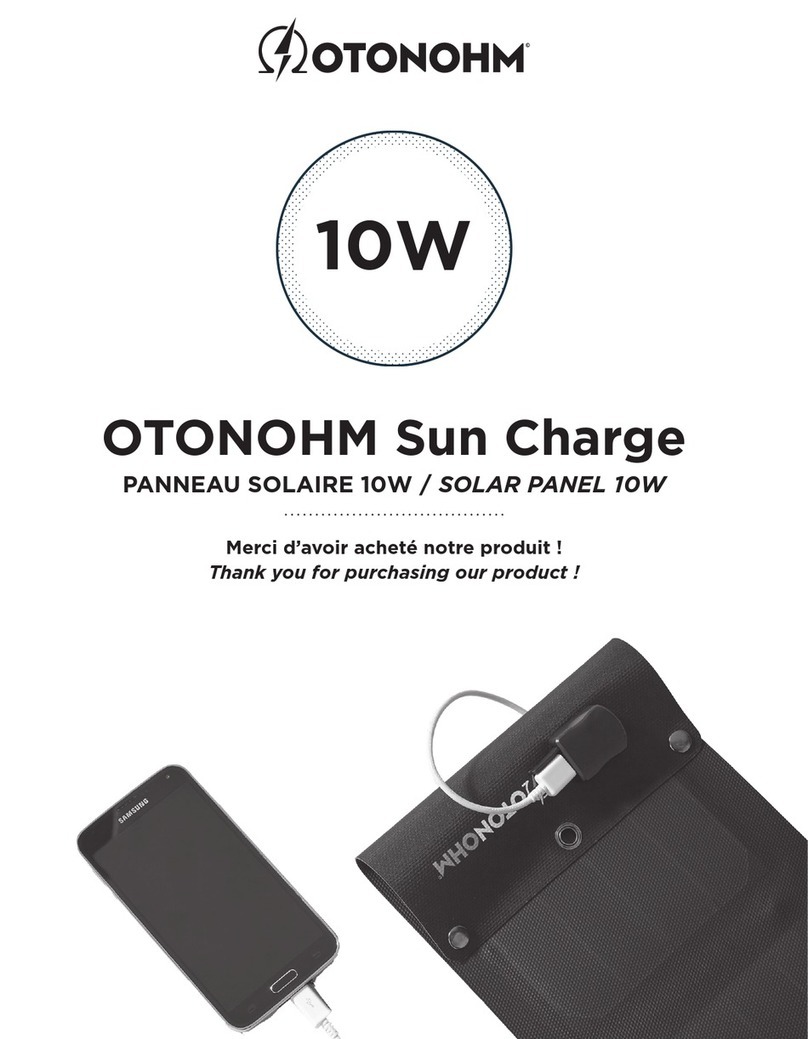 Otonohm Sun Charge 10W User manual