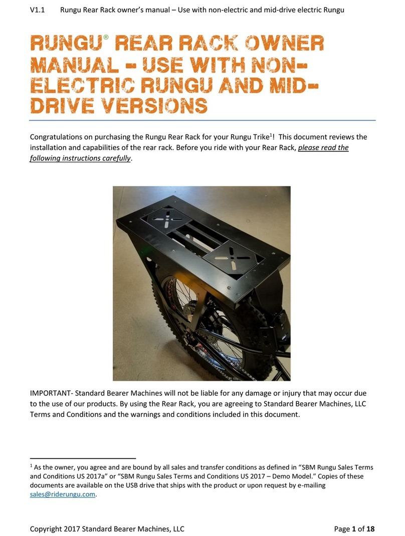 Rungu Rear Rack User manual
