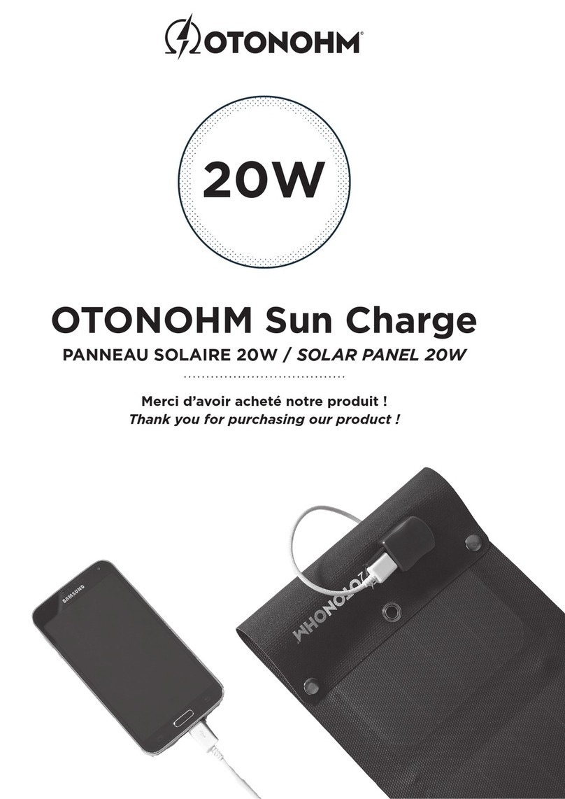 Otonohm Sun Charge 20W User manual
