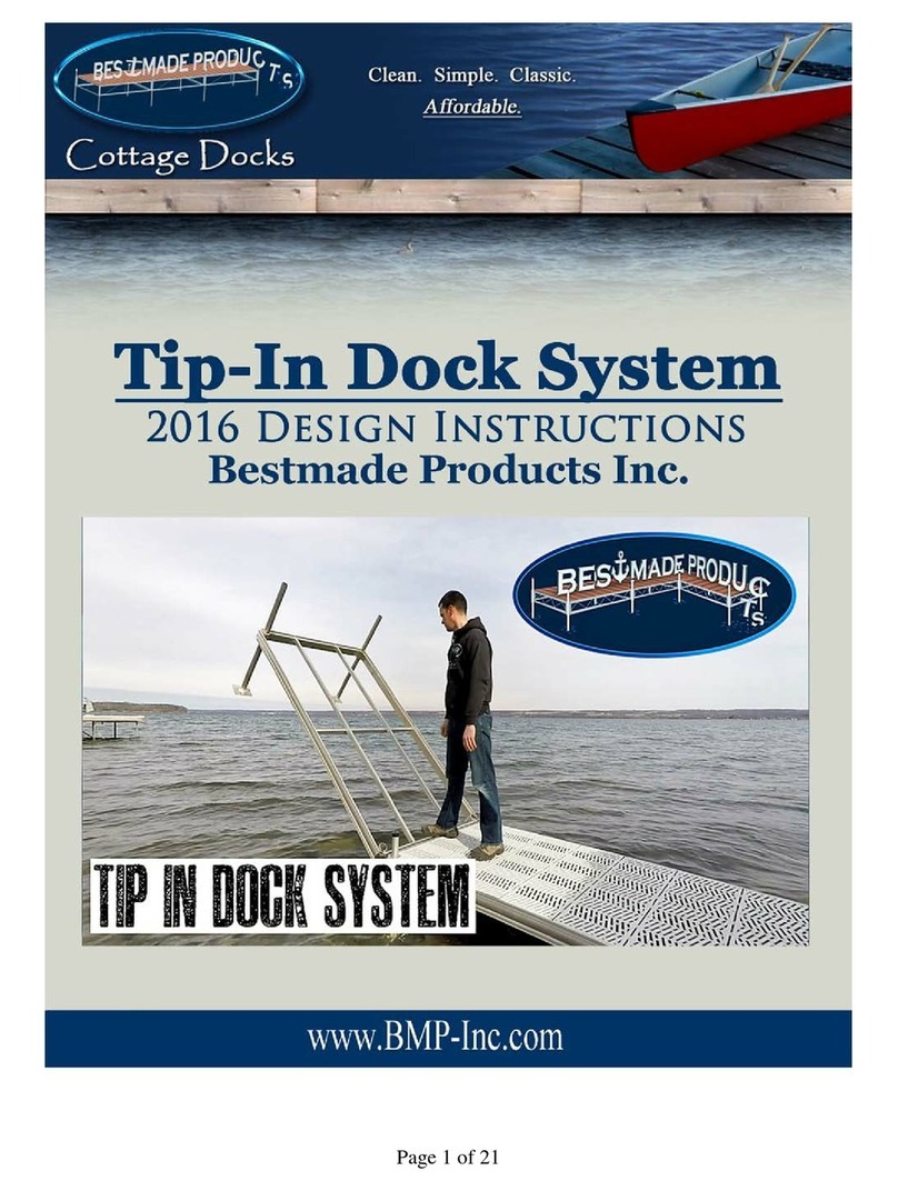 Bestmade Products 4'x8' Dock Design Instructions