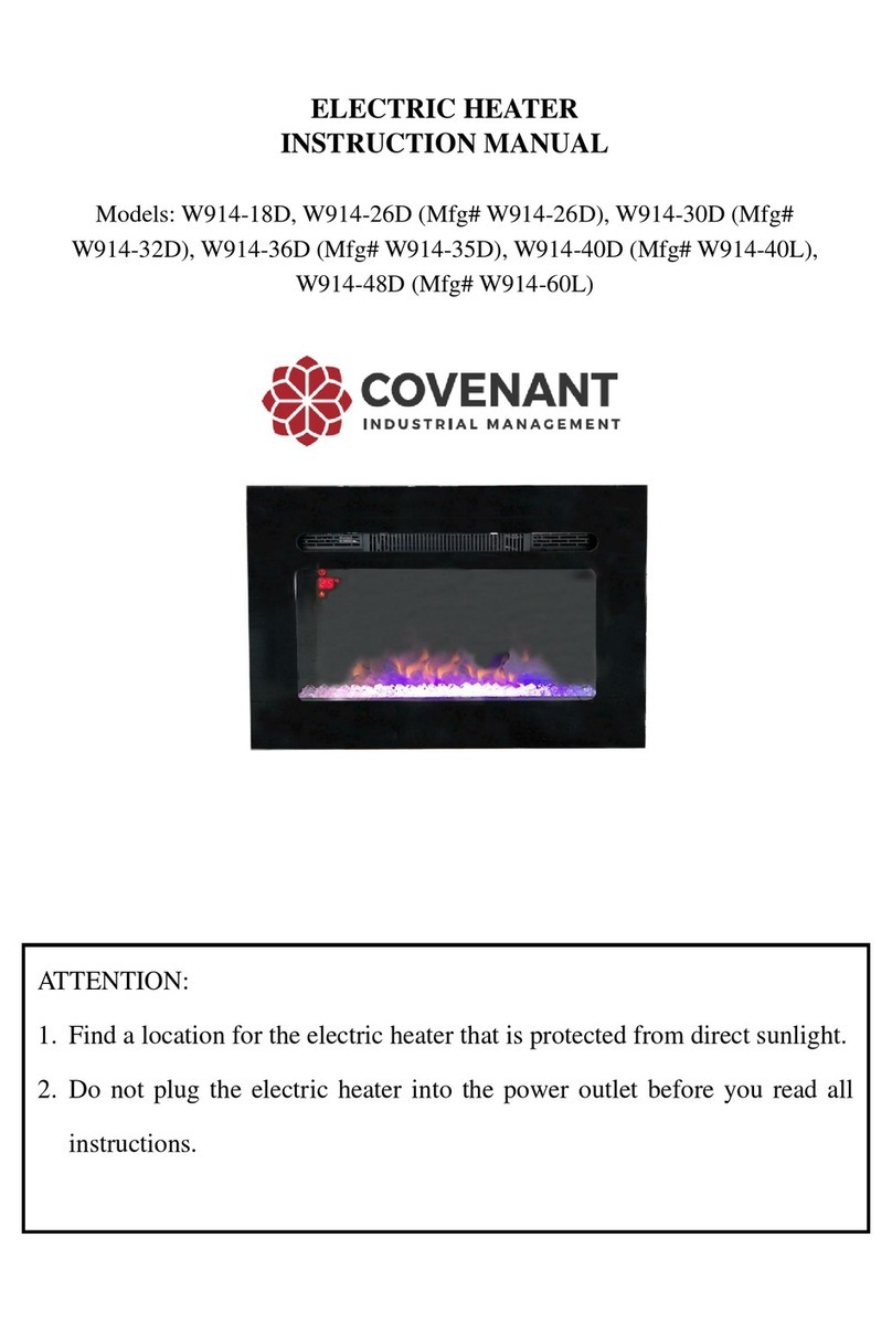 COVENANT W914-18D instruction manual