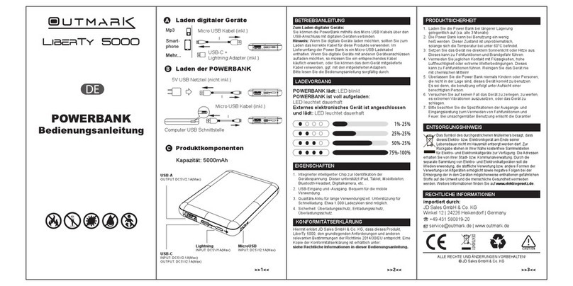 Outmark Liberty 5000 user manual
