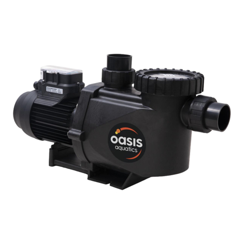 Oasis Aquatics V Series Installation and operation manual
