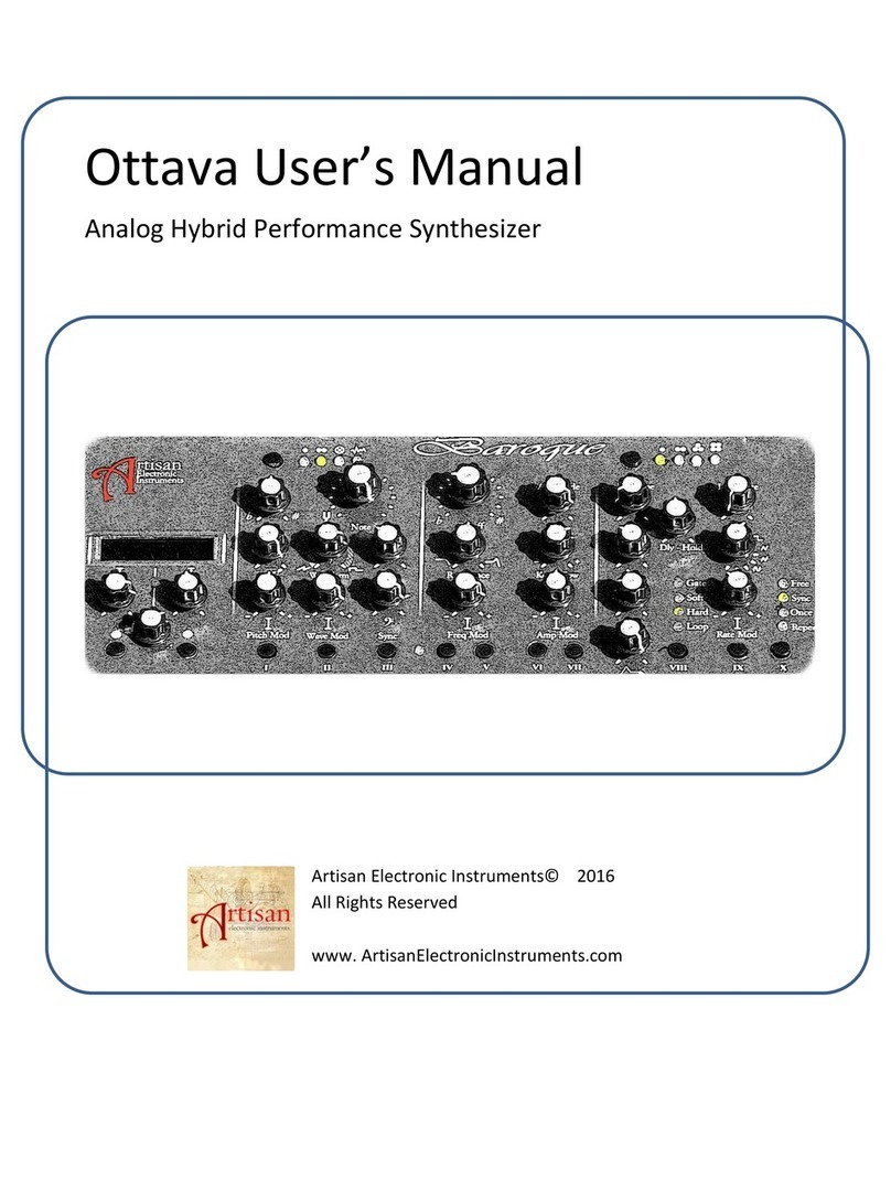 Artisan Electronic Instruments Ottava user manual
