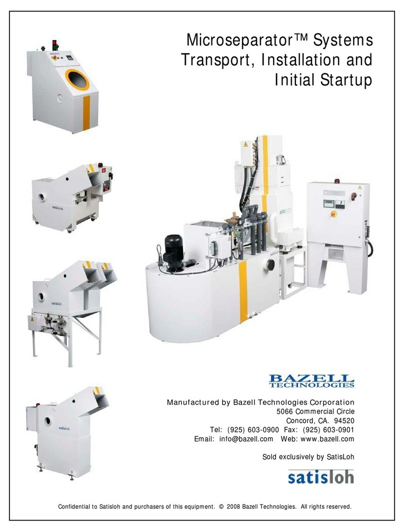 Bazell Microseparator Transport, Installation and Initial Startup