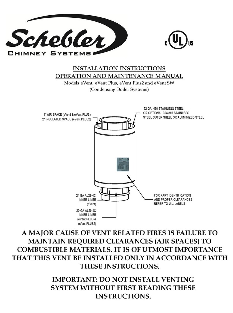 Schebler eVent Installation Instructions, Operation and Maintenance Manual