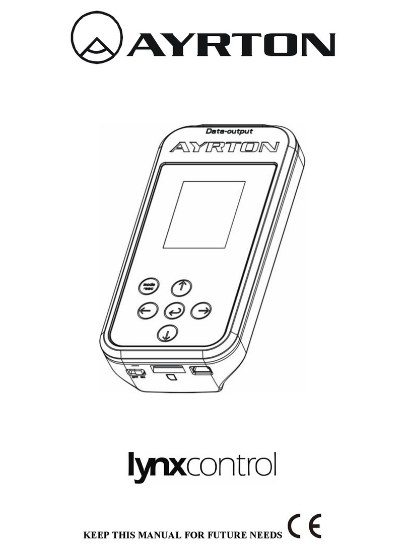 Ayrton Lynx Control manual