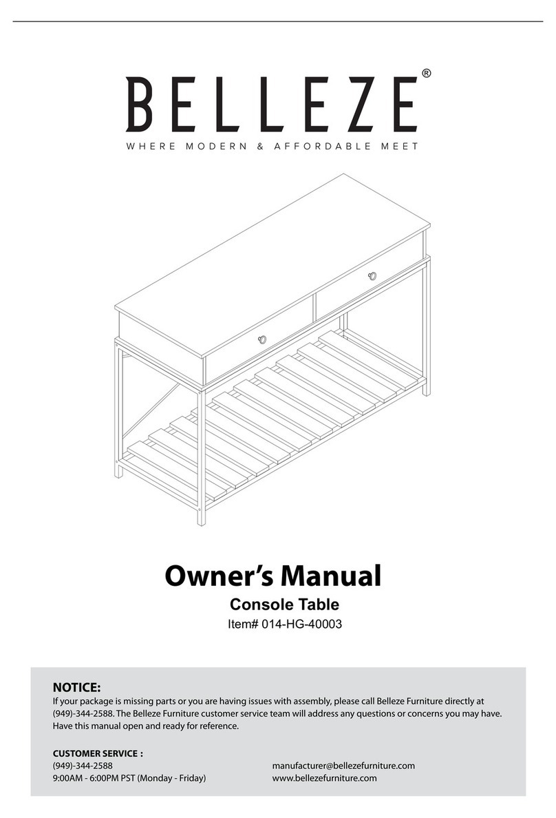 Belleze 014-HG-40003 owner's manual