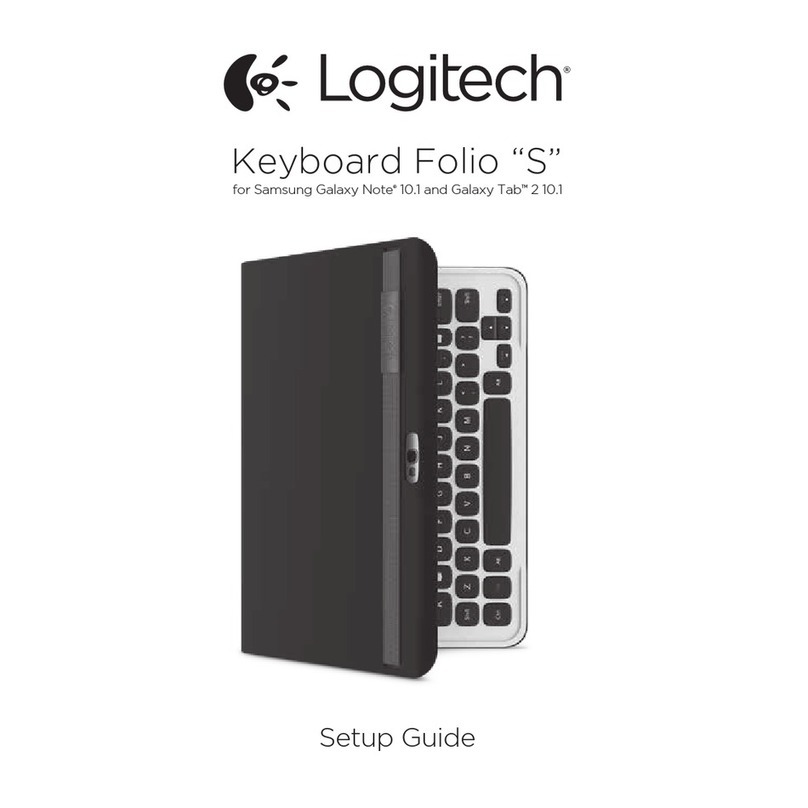 Logitech Keyboard Folio S Setup guide