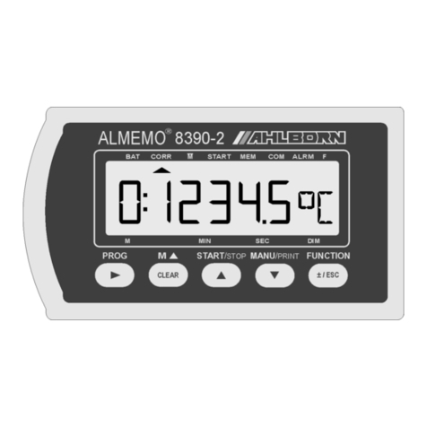 Ahlborn ALMEMO 8390-2 operating instructions