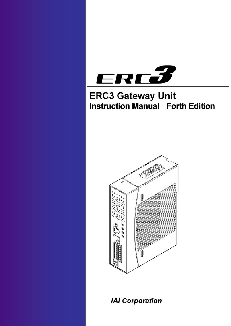 IAI ERC3 instruction manual