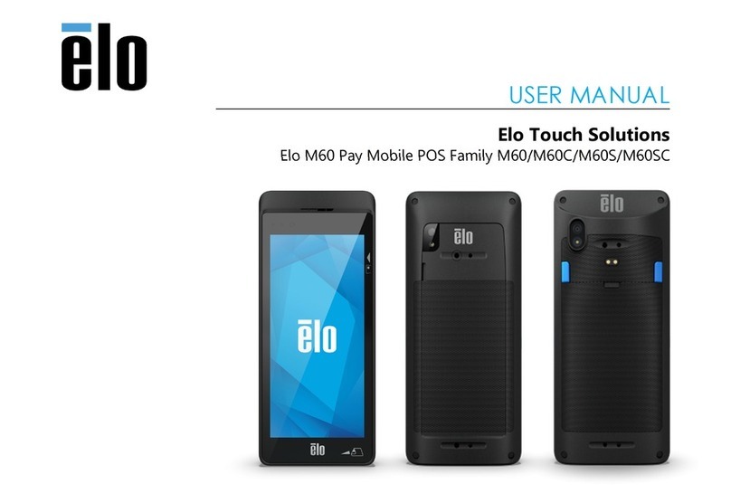 Elo TouchSystems M60 Pay User manual Elo TouchSystems M60 Pay User manual
