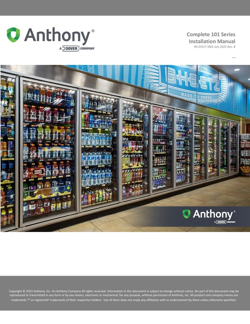 Dover Anthony Complete 101 Series installation manual