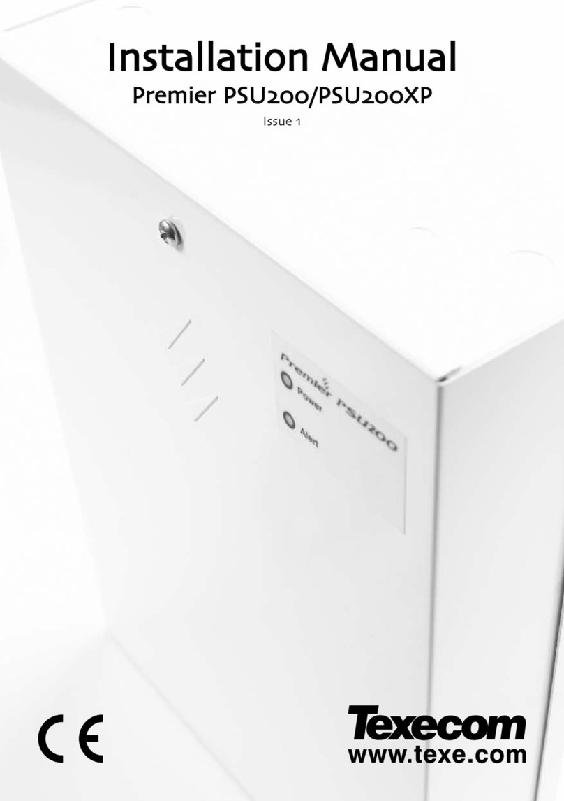 Texecom Premier Elite PSU200 User manual