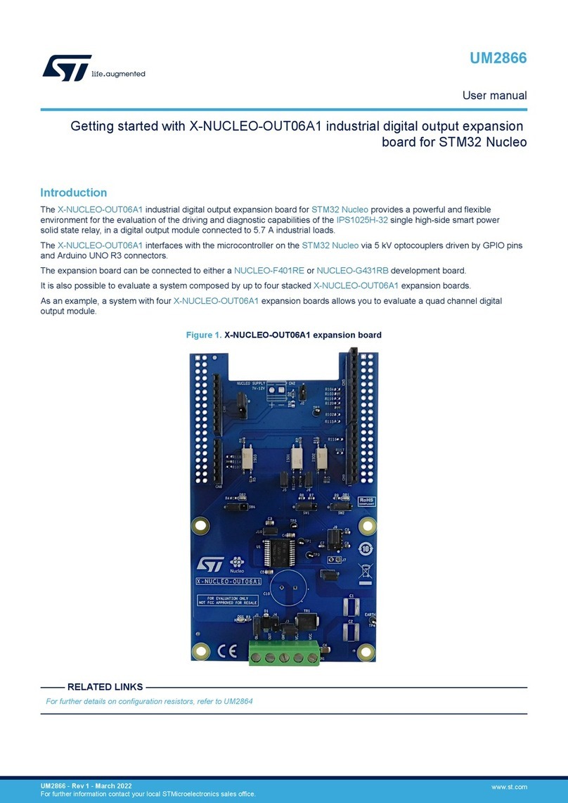 ST X-NUCLEO-OUT06A1 User manual