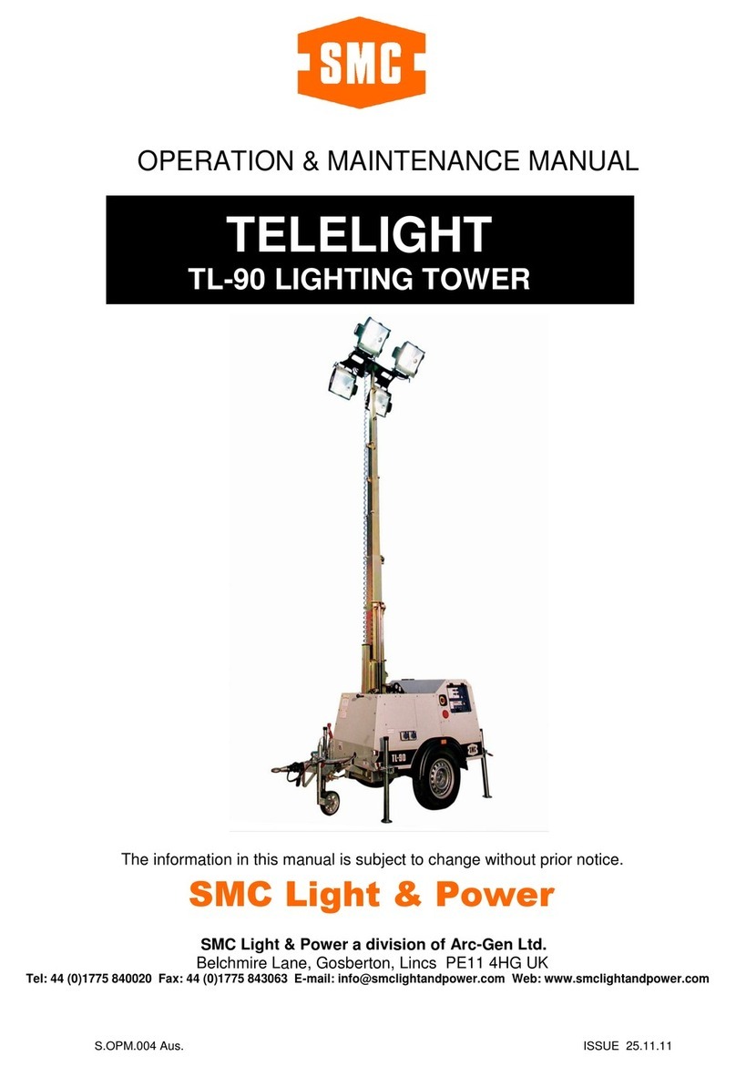 ArcGen Hilta SMC TELELIGHT TL-90 Operation & maintenance manual