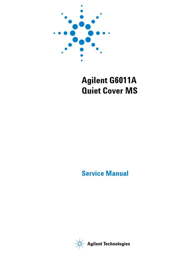Agilent Technologies G6011A Quiet Cover MS User manual