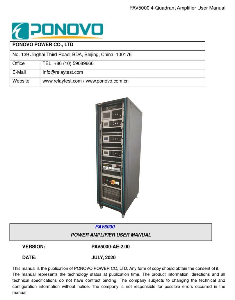 Ponovo PAV5000 user manual