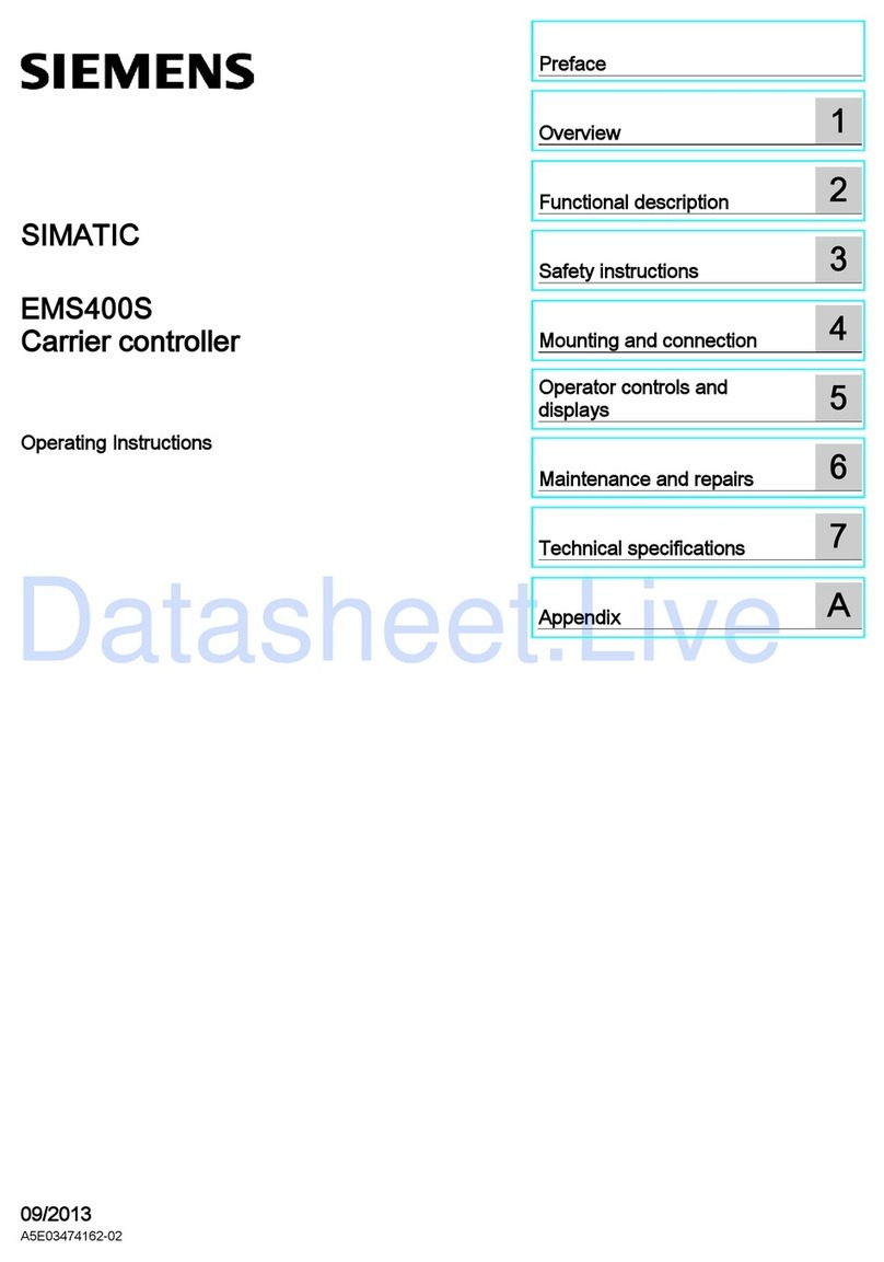 Siemens SIMATIC EMS400S PSB-S User manual