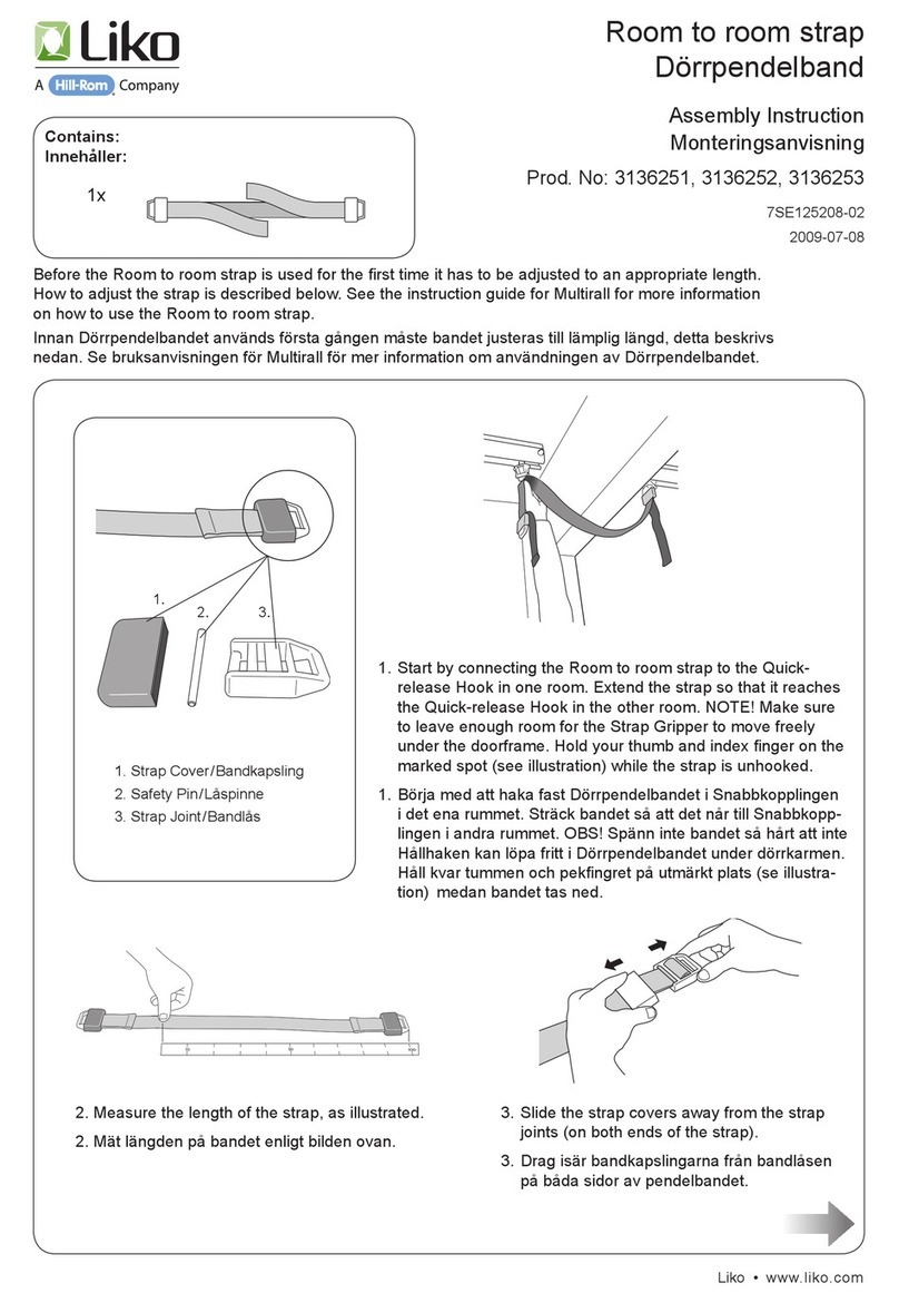 Hillrom Liko 3136251 Assembly instruction