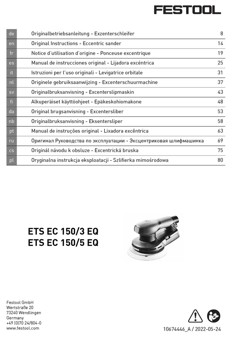 Festool ETS EC 150/3 EQ User manual
