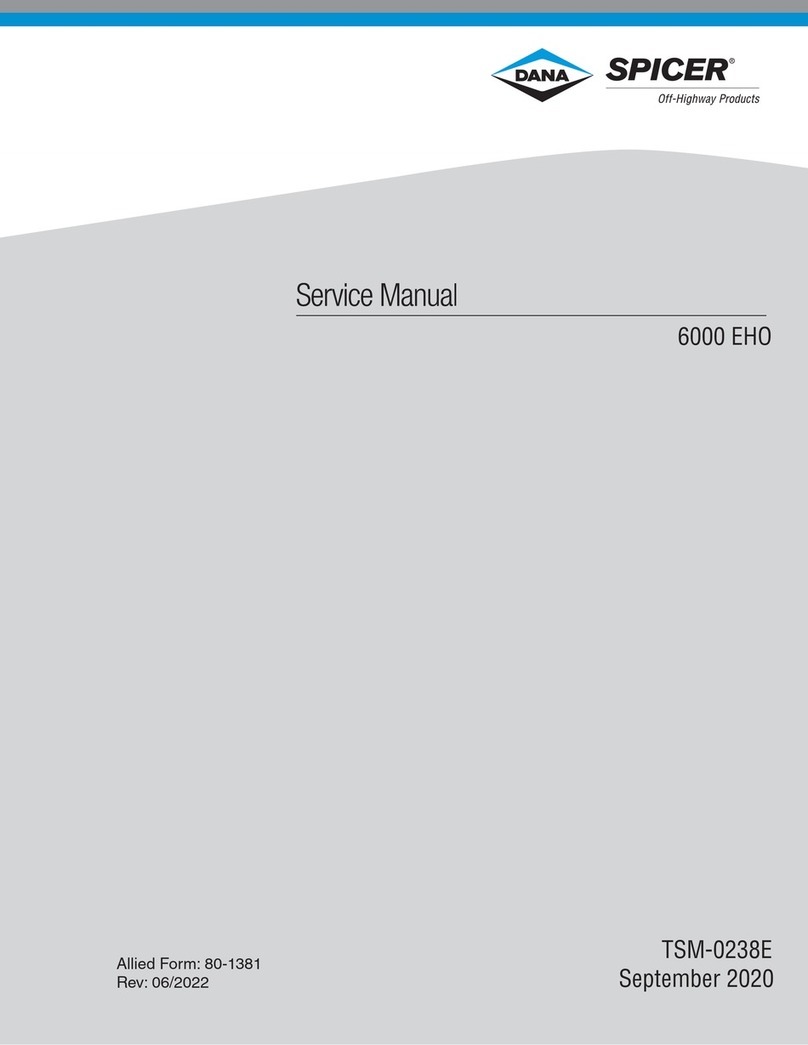 DANA SPICER 6000 EHO User manual