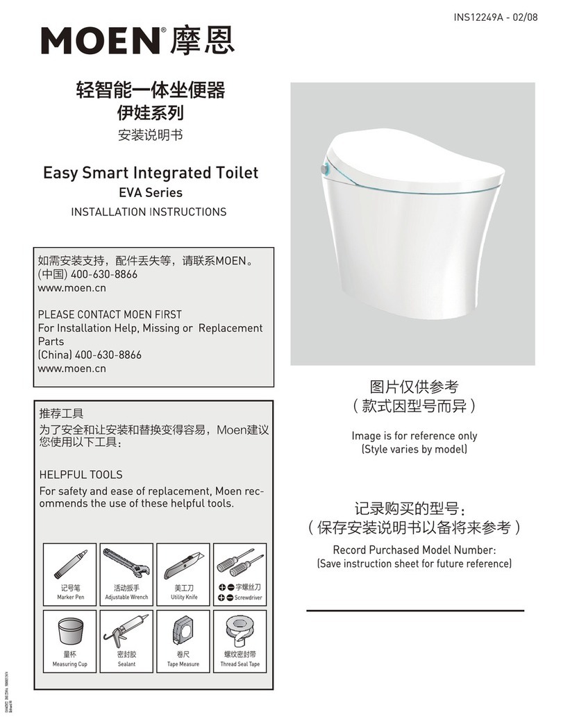 Moen EVA series User manual