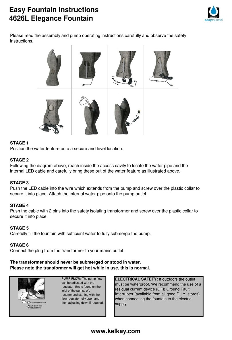 Kelkay Easy Fountain 4626L instructions