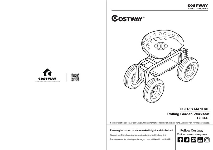 Costway GT3449 User manual Costway GT3449 User manual