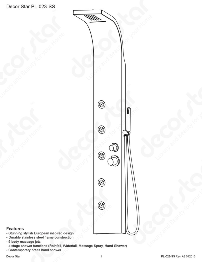 Decor Star PL-023-SS manual