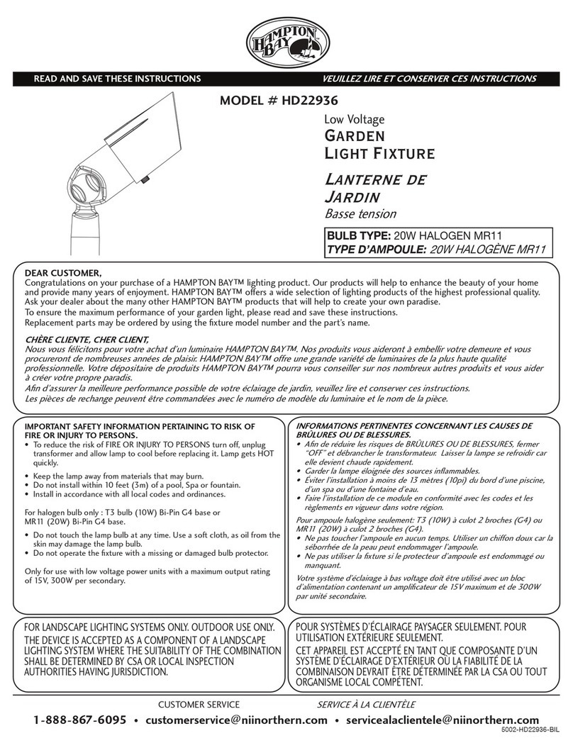 HAMPTON BAY HD22936 instructions