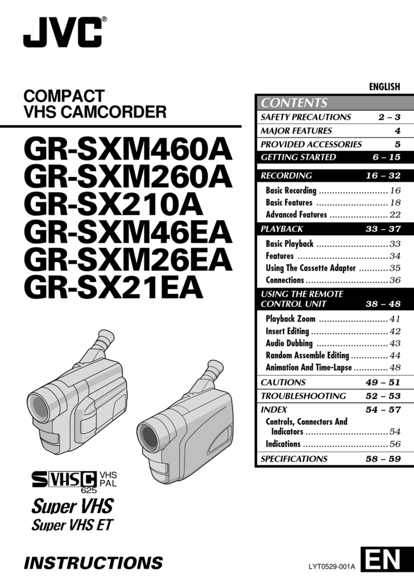 JVC GR-SXM460A User manual JVC GR-SXM460A User manual