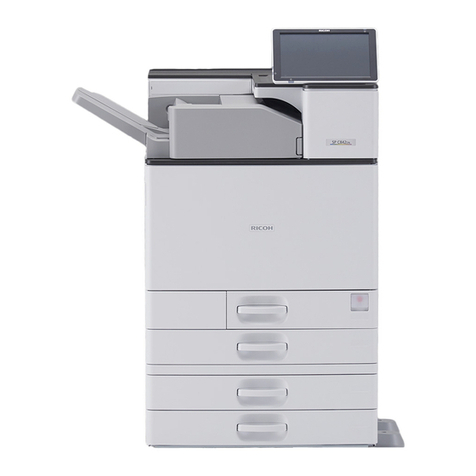 Ricoh Aficio SP C840DN User manual