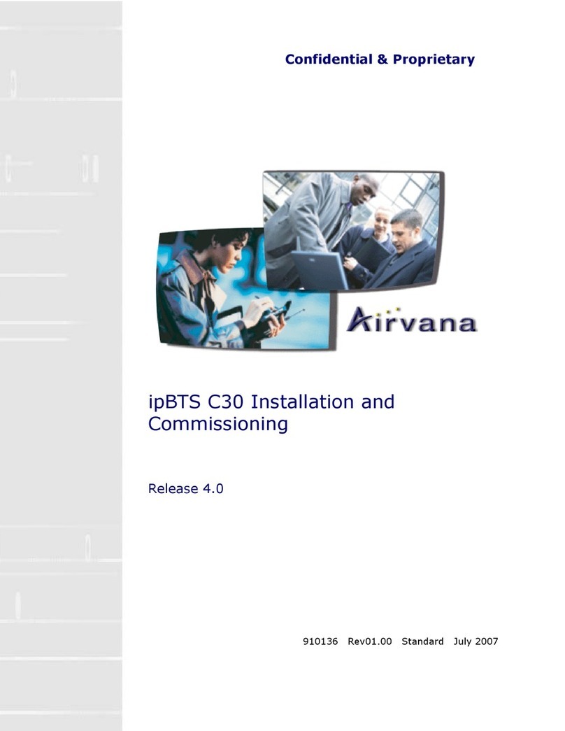 Airvana ipBTS C30 Installation and commissioning