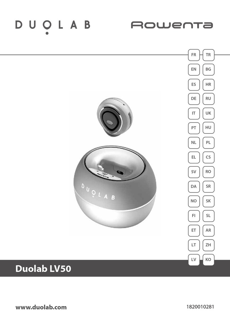 Rowenta DUOLAB LV5033F6 User manual