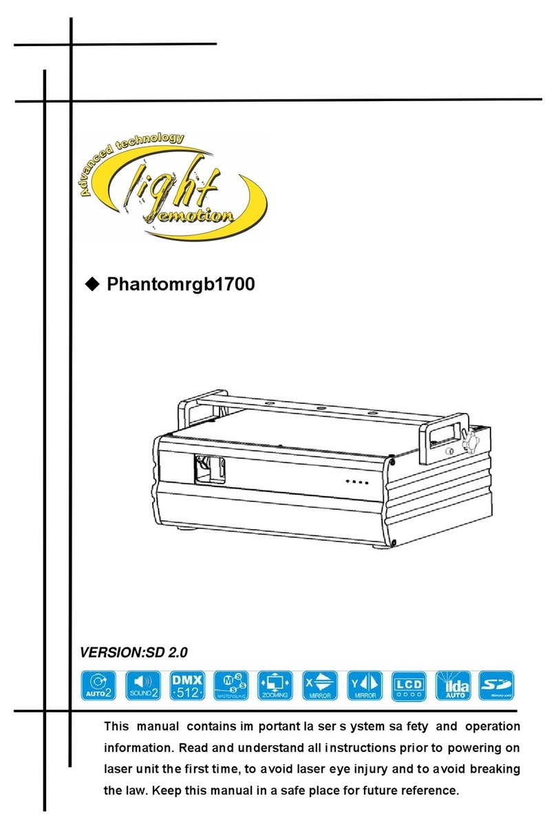 Light Emotion Phantomrgb1700 User manual Light Emotion Phantomrgb1700 User manual