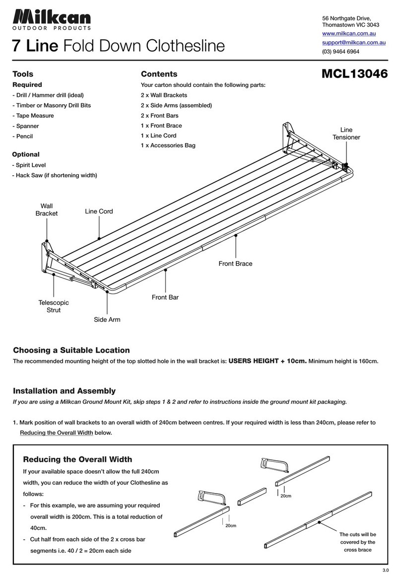 Milkcan MCL13046 User manual