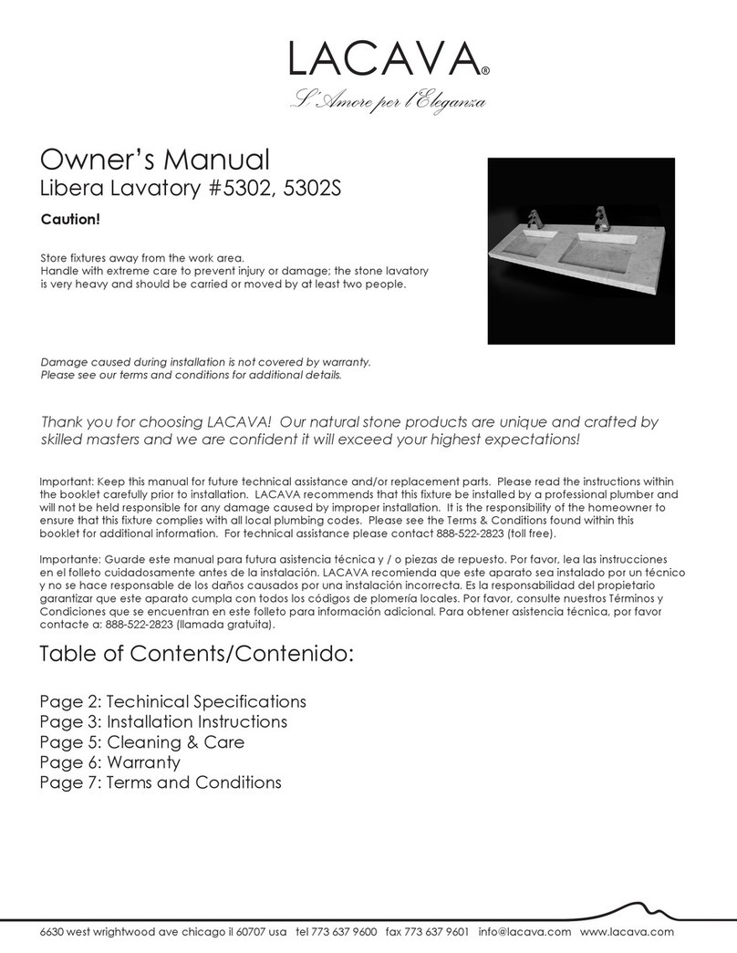 Lacava Libera 5302 User manual