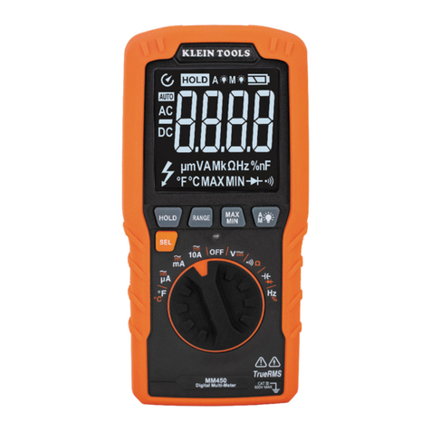 Klein Tools MM450 User manual