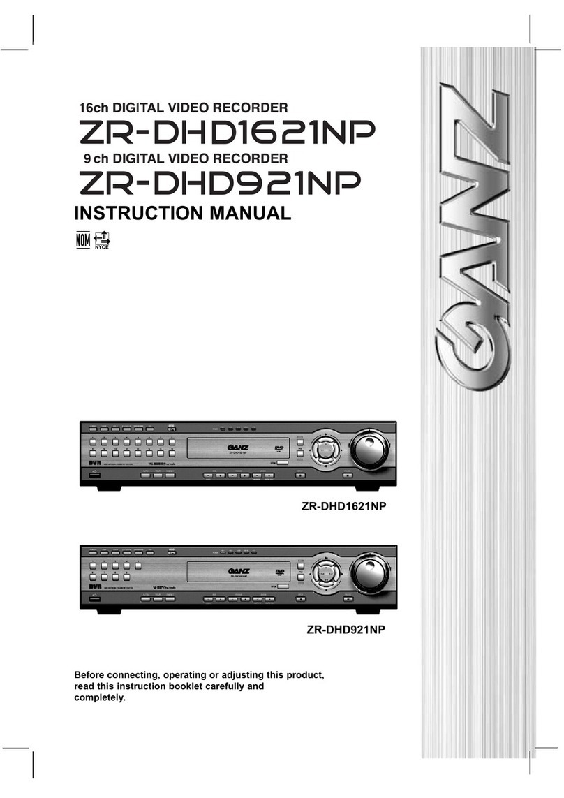 CBC Ganz ZR-DHD1621NP User manual