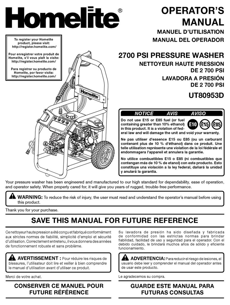 Homelite UT80953D Operator's manual