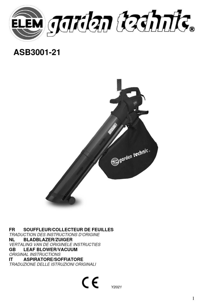 Elem Garden Technic ASB3001-21 User manual