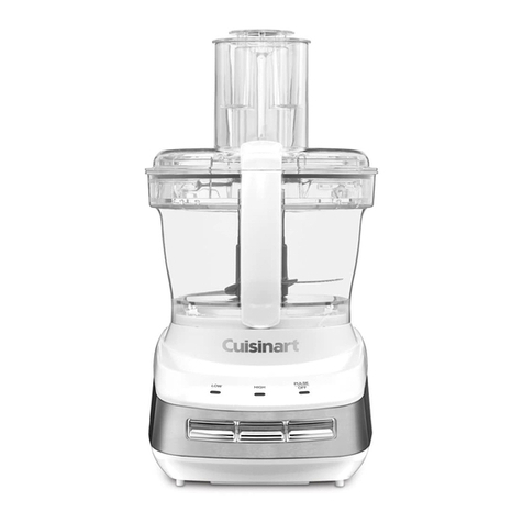 Cuisinart Core Custom FP-110C Series INSTRUCTION AND RECIPE BOOKLET