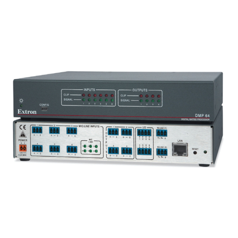 Extron electronics DMP 64 User manual