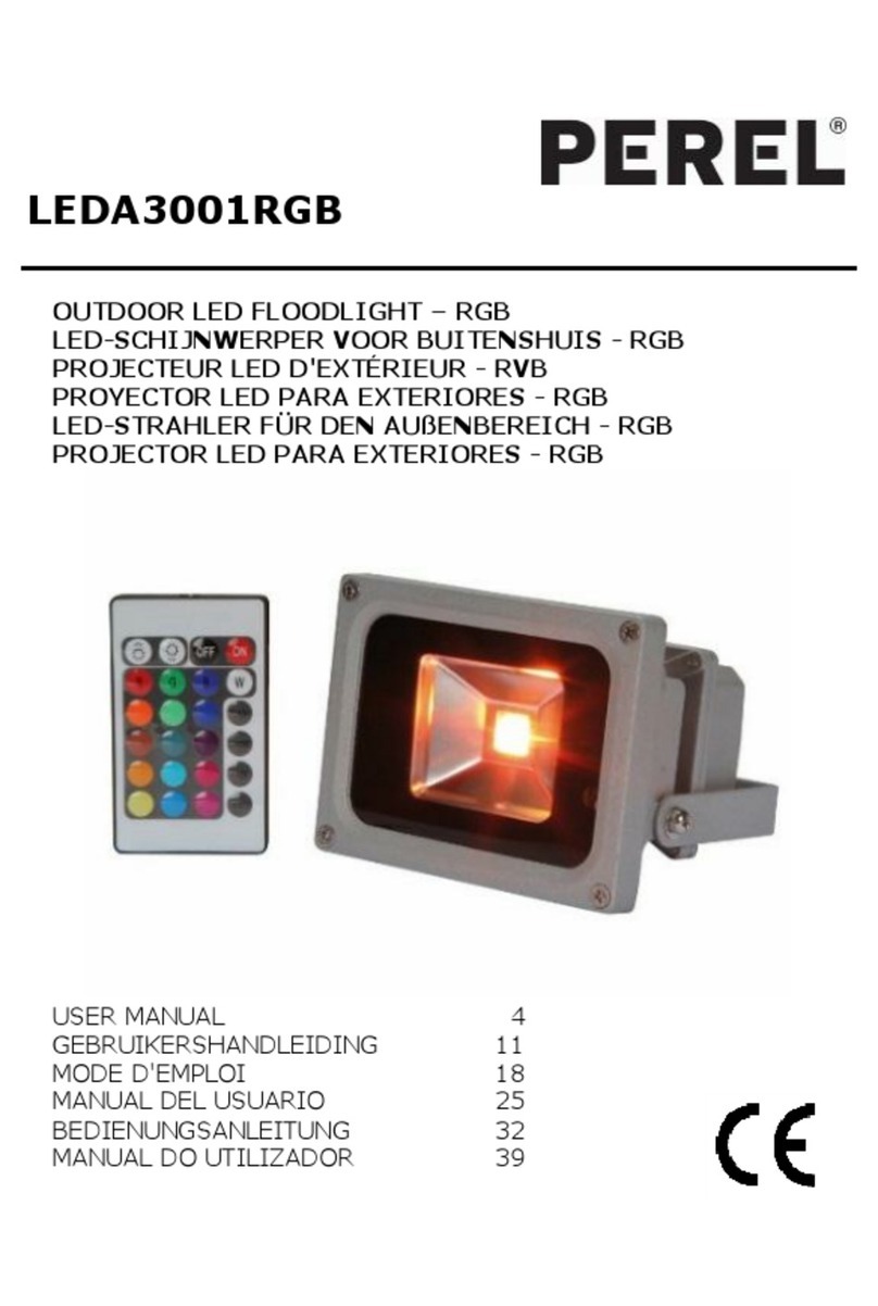 Perel LEDA3001RGB user manual