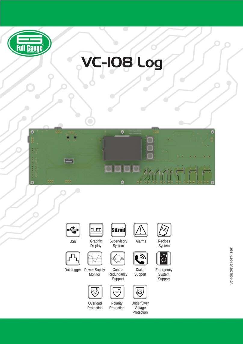Full Gauge VC-108 Log manual