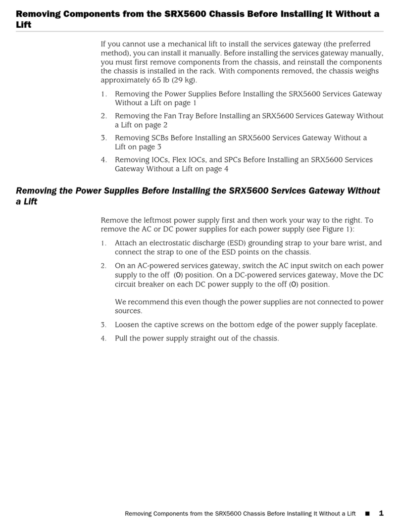 Juniper SRX5600 User manual