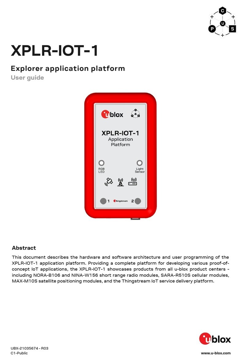 Ublox XPLR-IOT-1 user guide