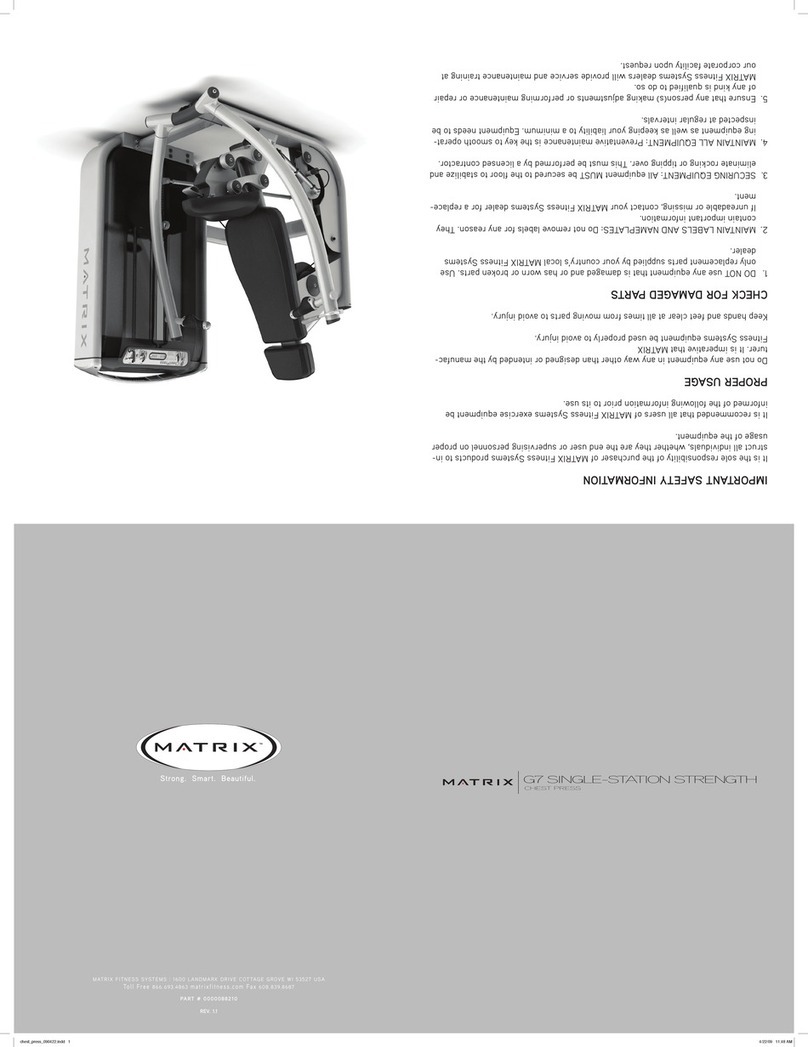 Matrix G7 Strenght User manual