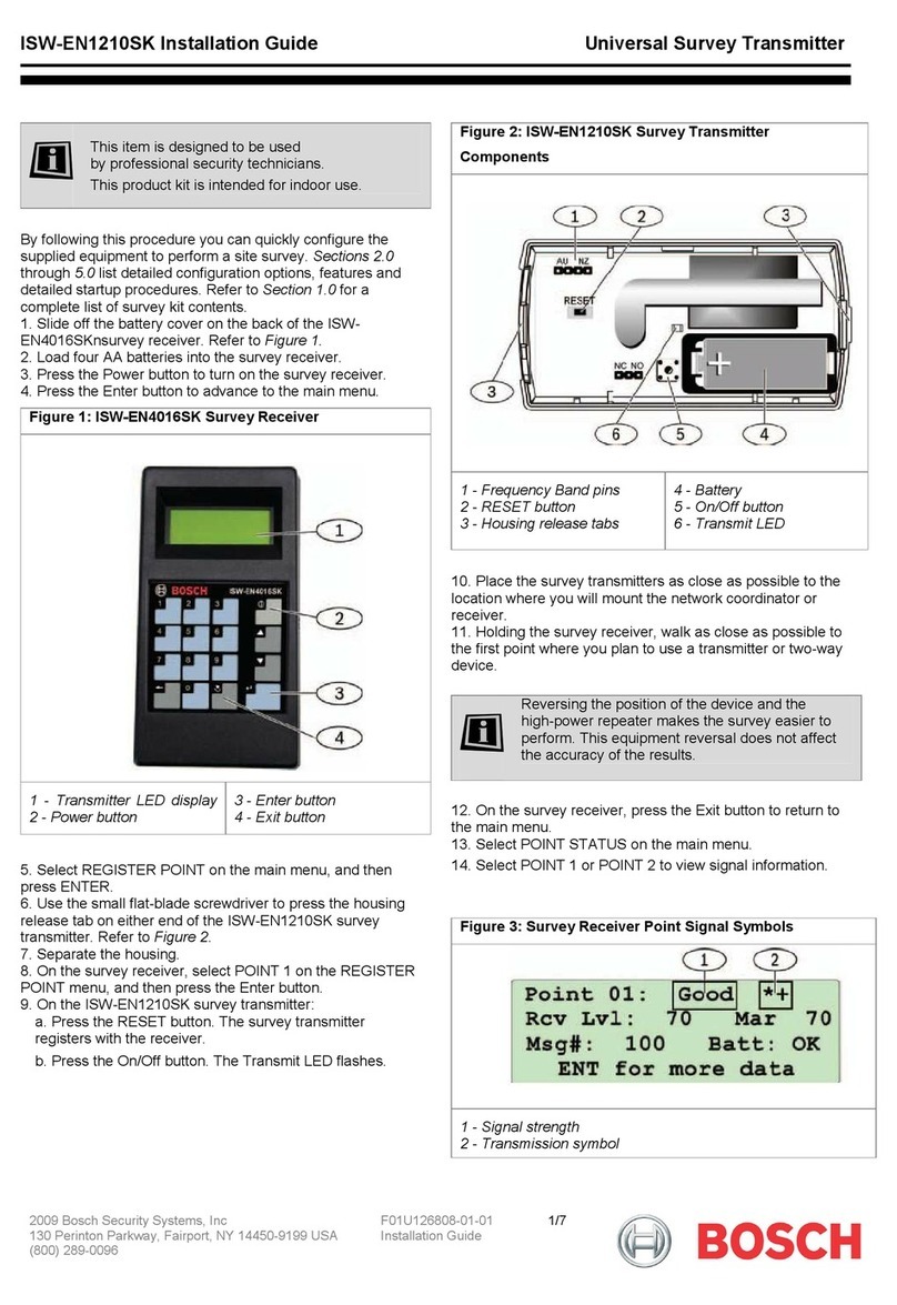 Bosch ISW-EN1210SK User manual